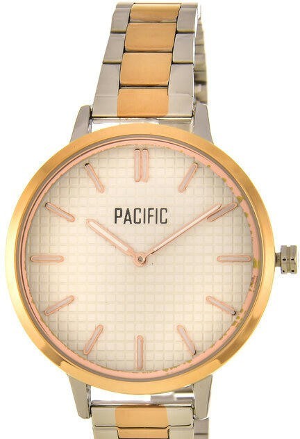 Наручные часы pacific x6198-8 корп-комби циф-бел/роз браслет