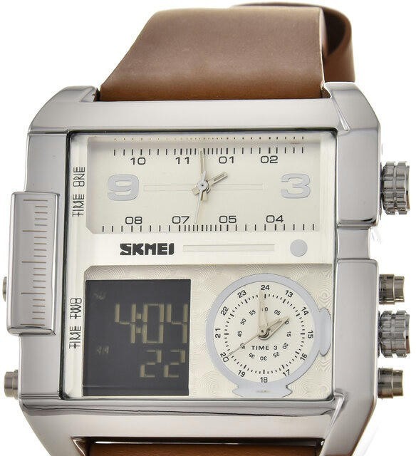 Наручные часы skmei 1391sibn silver brown