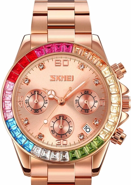 Наручные часы skmei 9367rgrg rose gold/rose gold
