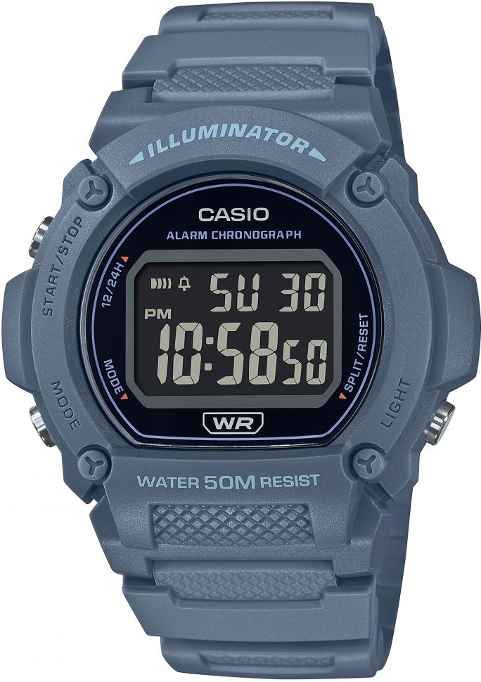 Наручные часы casio   w-219hc-2b