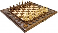 Шахматы + нарды резные с гранатами 50, Haleyan