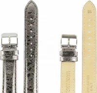 Ремешки maknamara 18 мм змея сереб-чер xl