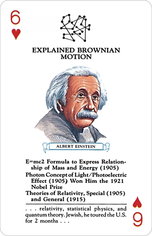 Карты "Scientists Card Games of the Authors Series"