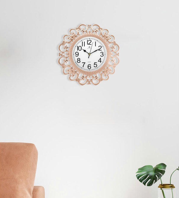 Настенные часы atlantis tld-3670 rose gold