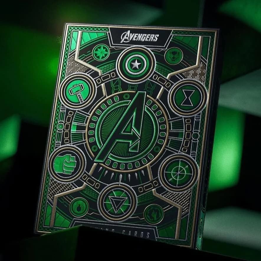 Карты "Theory11 Avengers Infinity Saga Green Edition"