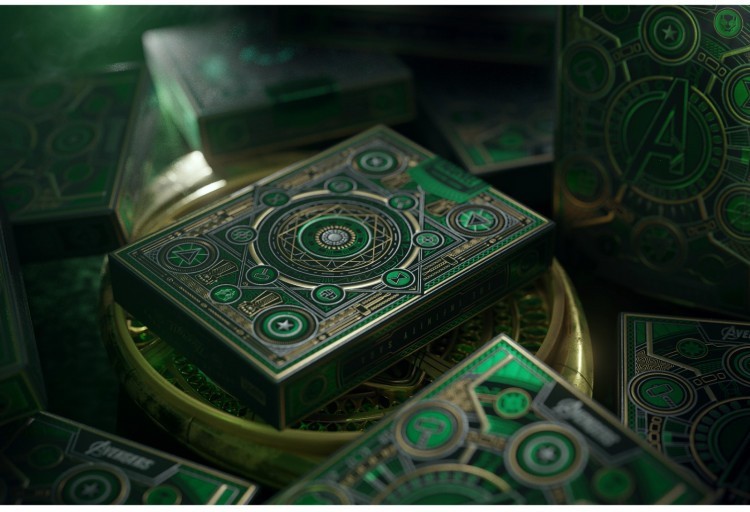 Карты "Theory11 Avengers Infinity Saga Green Edition"