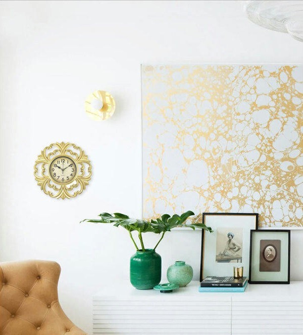 Настенные часы atlantis 326-5 gold