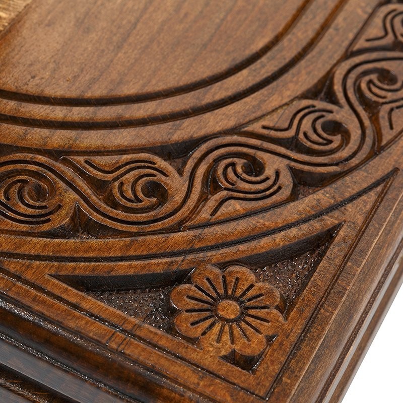 Нарды резные "Шестигранный Узор", Haleyan