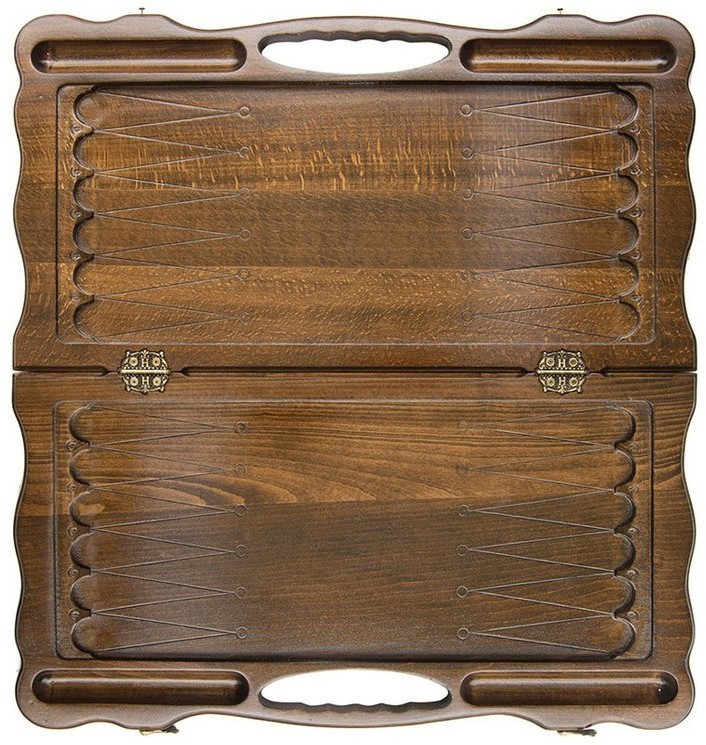 Нарды резные "Армянский узор 5" с ручкой 60, Haleyan