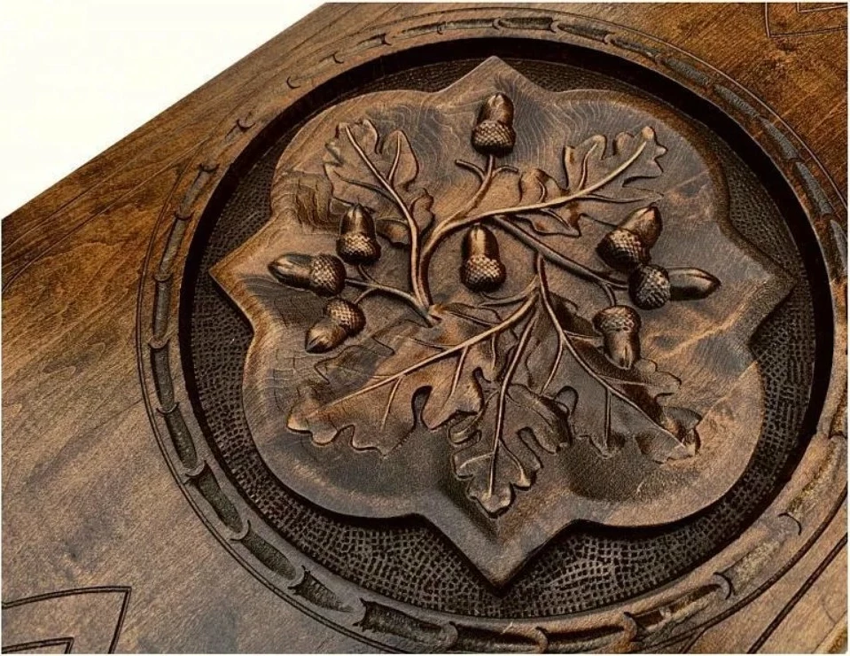 Нарды резные "Ветвь дуба", Mkhitaryan