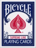 Карты "Bicycle Supreme Line Standard Index blue"