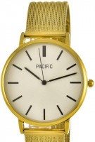 Наручные часы pacific x6159 корп-золот циф-бел/черн сетка