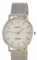 Наручные часы perfect e334 корп-хром циф-бел хром сетка