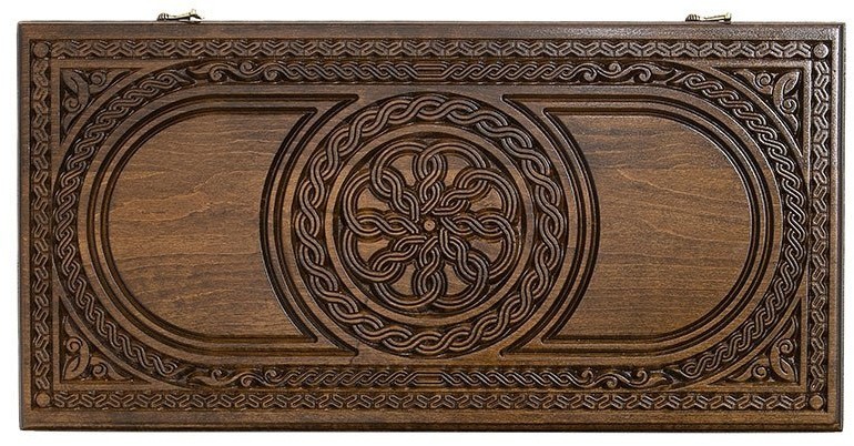 Нарды резные "Армянский узор-2" 60, Haleyan