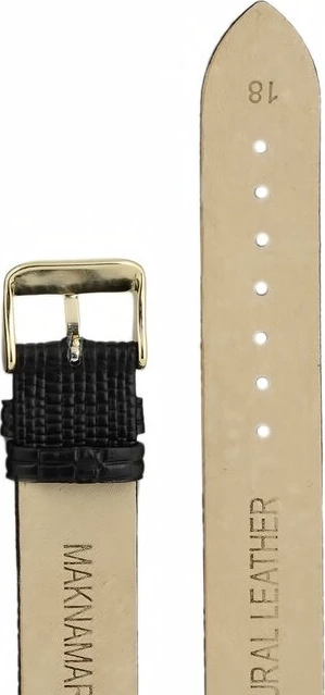 Ремешки maknamara 18 мм змея чер зол заст