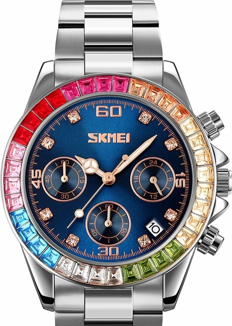 Наручные часы skmei 9367sibu silver/blue