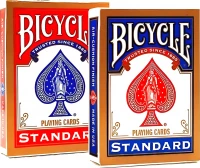 Карты игральные Bicycle Standard комплект из двух колод, красные и синие