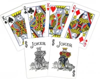 Карты игральные Bicycle Standard комплект из двух колод, красные и синие