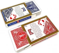 Карты игральные Bicycle Standard комплект из двух колод, красные и синие