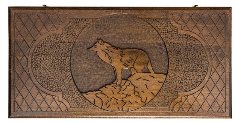 Нарды резные "Волк-2", Ustyan