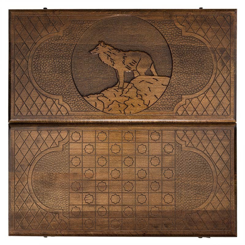 Нарды резные "Волк-2", Ustyan