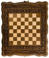 Шахматы + нарды резные &quot;Бриз&quot; 30, Haleyan