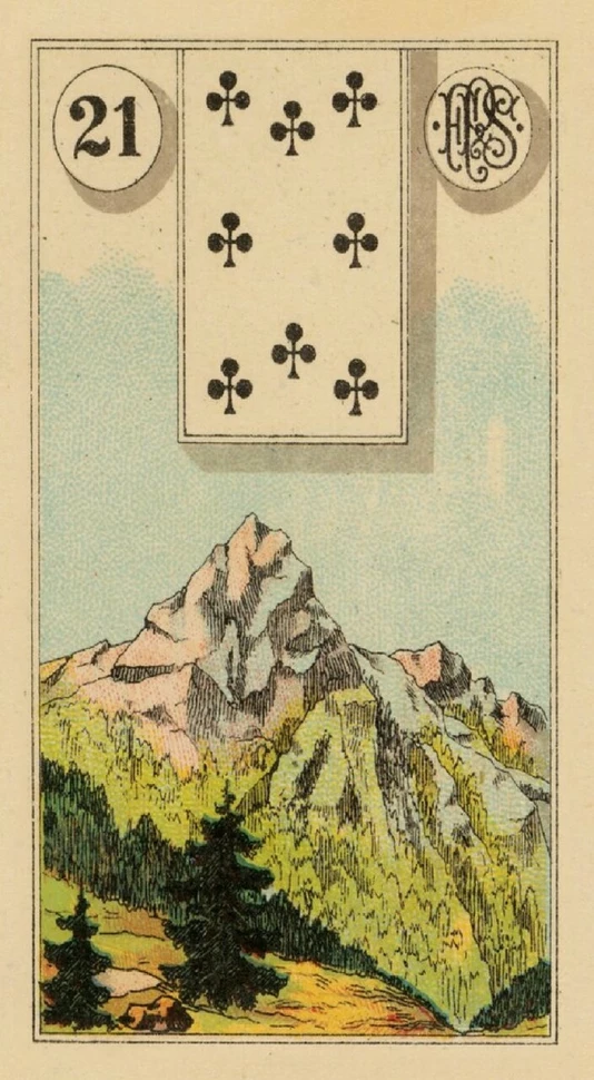 Карты Таро "Grand Tableau Lenormand Oracle Cards" Lo Scarabeo / Оракул Ленорман Гранд Табло