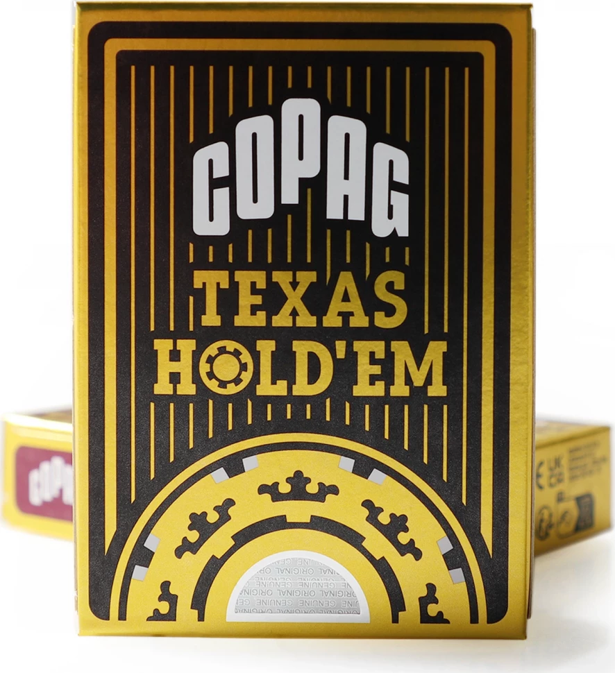 Карты Copag Texas Holdem poker cards 100% plastic (Black)