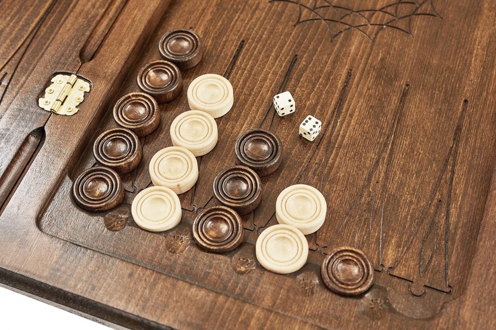 Нарды резные "Сияние 3", Ustyan