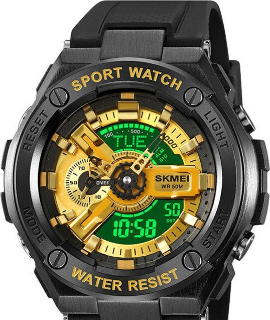 Наручные часы skmei 2101bkgd black/gold