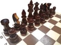 Шахматы "Кировские" большие (Россия, дерево, 43х21.5х6 см)