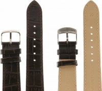 Ремешки maknamara 20 мм croco т.кор сер заст