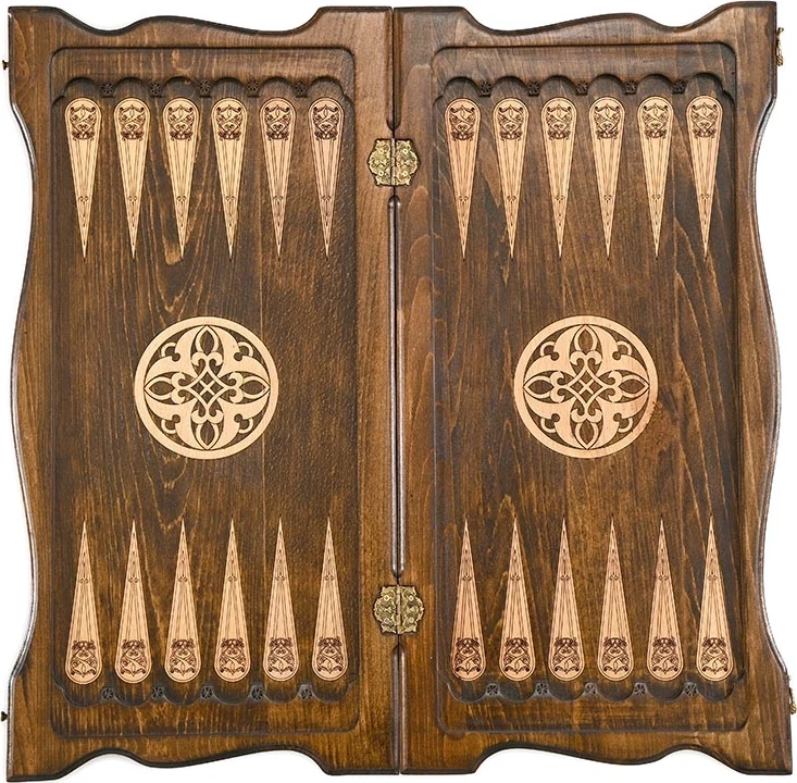 Нарды резные "Армянский узор 5" 60, Ustyan