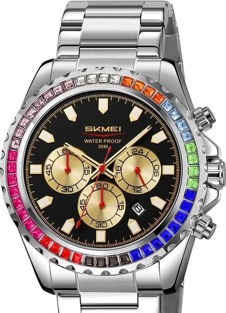 Наручные часы skmei 9356sibk silver/black