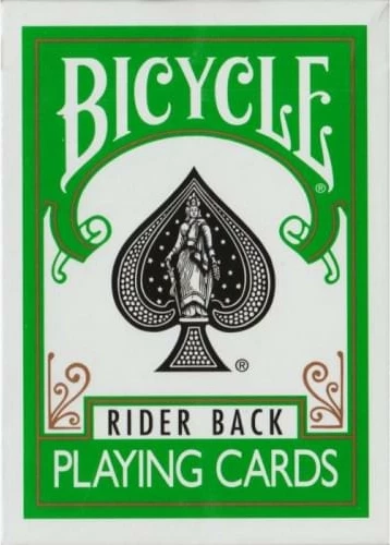 Карты "Bicycle rider back standard poker plaing cards Green back"