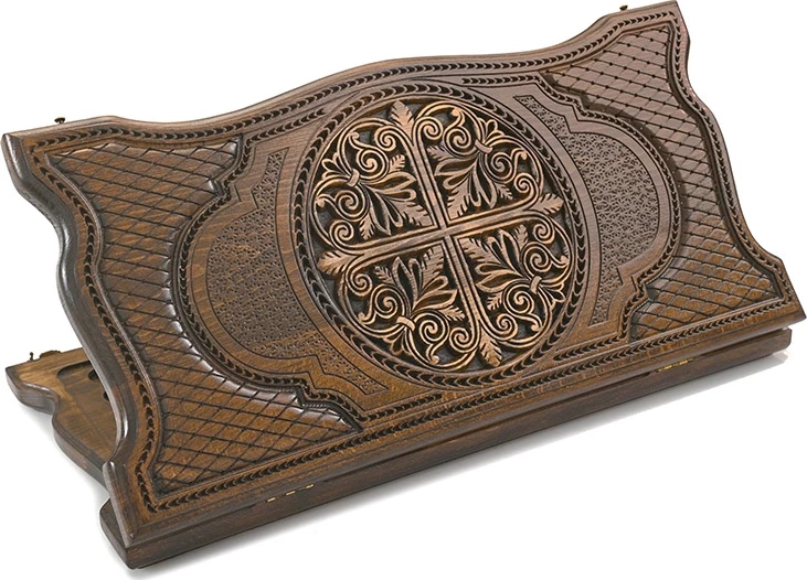 Нарды резные "Армянский узор 4" 60, Ustyan