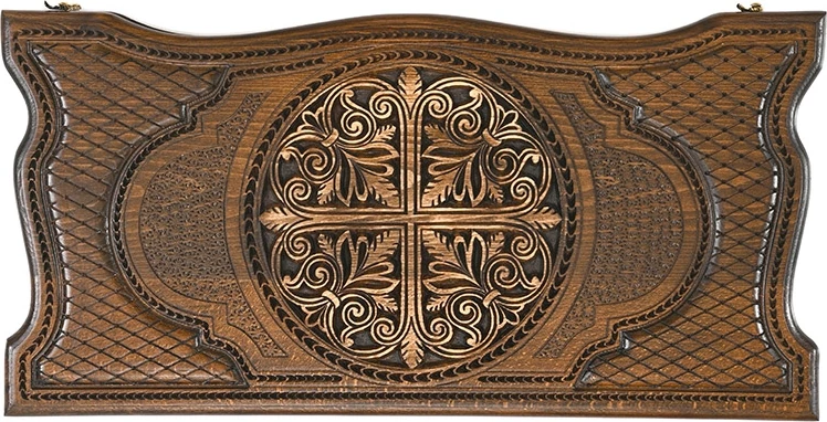 Нарды резные "Армянский узор 4" 60, Ustyan