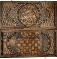 Нарды резные &quot;Лошадь&quot;, Mkhitaryan