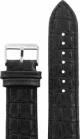 Ремешки maknamara 22 мм croco чер сер заст mp-22003