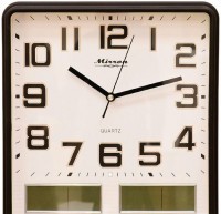 Настенные часы mirron p3105А ЖК ЧБ