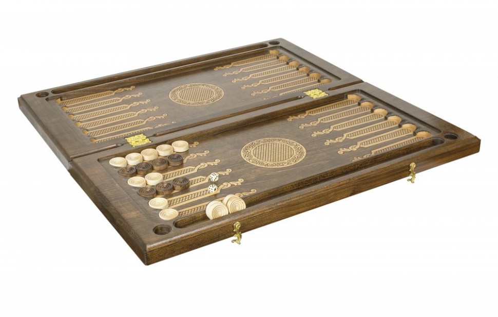 Нарды резные "Гексагон 2" 60, Mkhitaryan