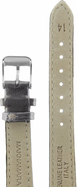 Ремешки maknamara 14 мм т.сереб дождь сереб заст mp-14112