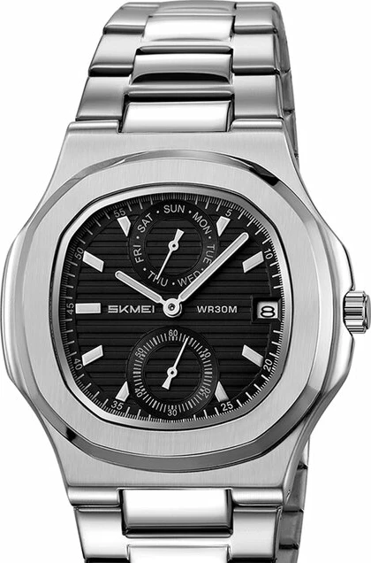 Наручные часы skmei 2423sibk silver/black