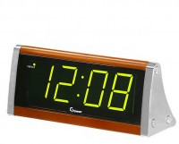 Сетевые часы ГРАНАТ c-1812-Зел будильник сетевой