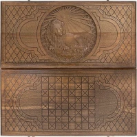 Нарды резные &quot;Зодиак Лев&quot;, Ustyan