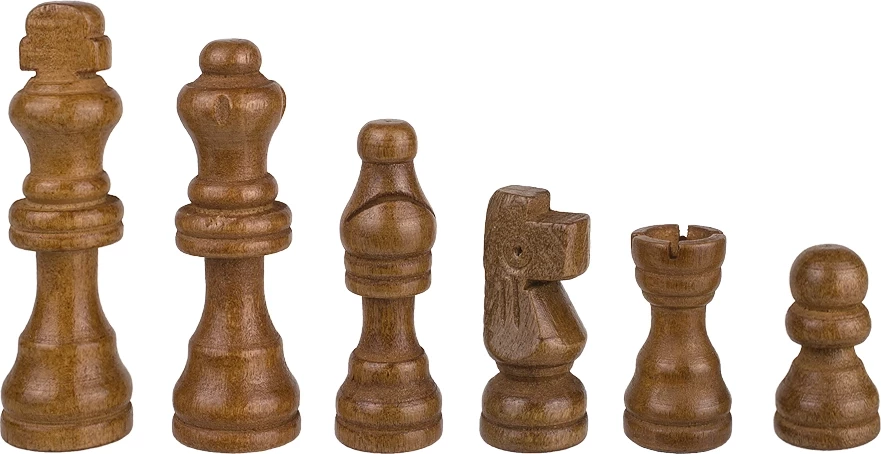 Шахматные фигуры деревянные с подложкой Partida 6,4 см