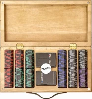 Набор для покера Black Stars на 300 фишек в кейсе из бука, Partida