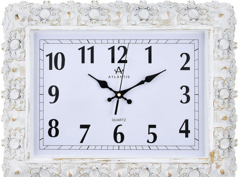 Настенные часы atlantis tld-35216a white