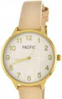 Наручные часы pacific x6176-09 корп-золот циф-бел беж ремень
