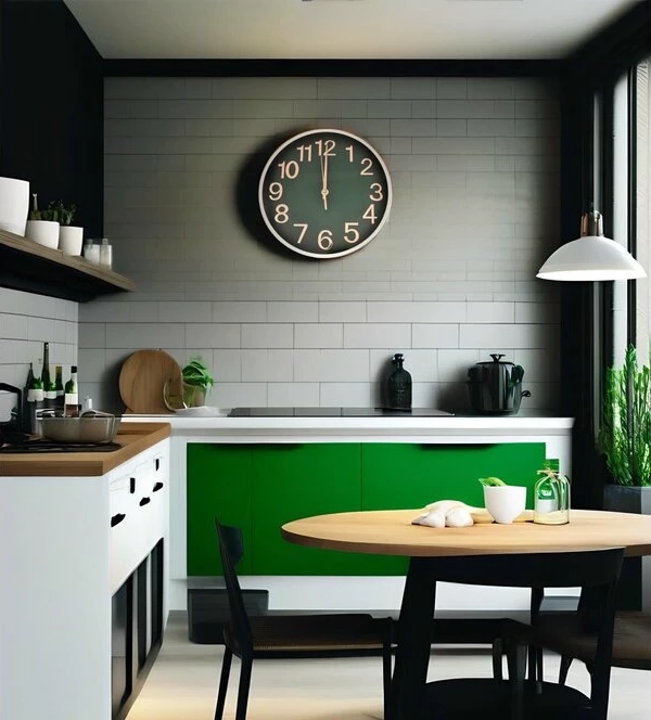 Настенные часы la minor 725-d зел